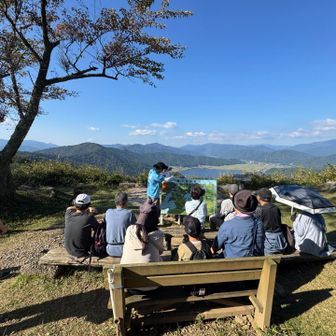 語り部さんから賤ヶ岳合戦についてお聞きしました