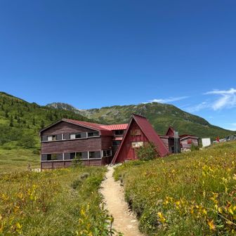 黒五郎小屋なんて素敵なロケーション