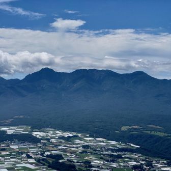 八ヶ岳はスーパー名山ですね