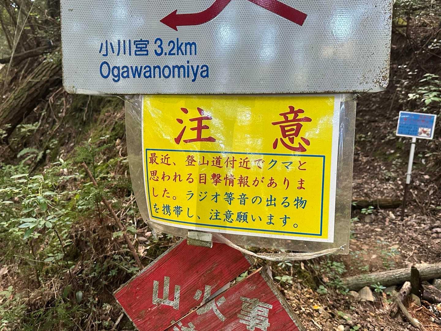 えっ⁉️
熊鈴 持って来てないで😨