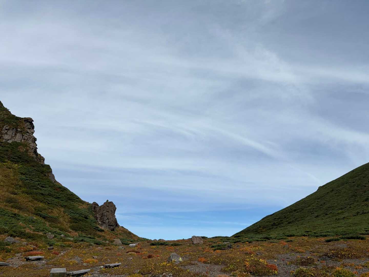 御神坂登山口-切接-わらじ脱ぎ場-笠締-岩手山 往復コースの写真