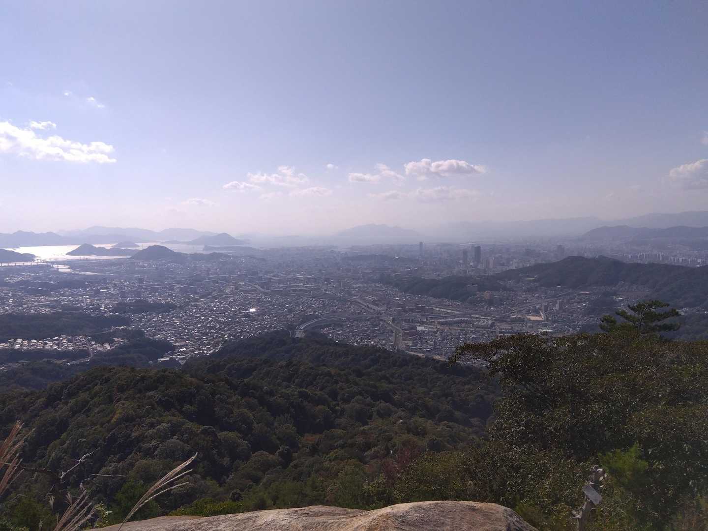素敵な景色眺めながら下山です