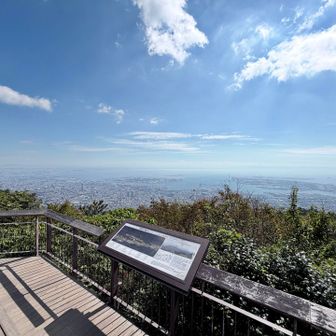 掬星台、いい天気だけど暑い
