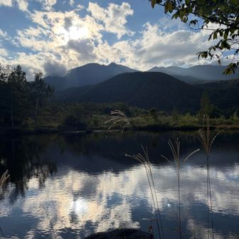 振り返って、明日登る乗鞍岳
どうか晴れますように🙏