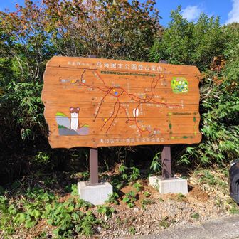 登山口看板