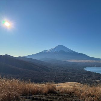 ダイヤモンド富士まで居たいけど