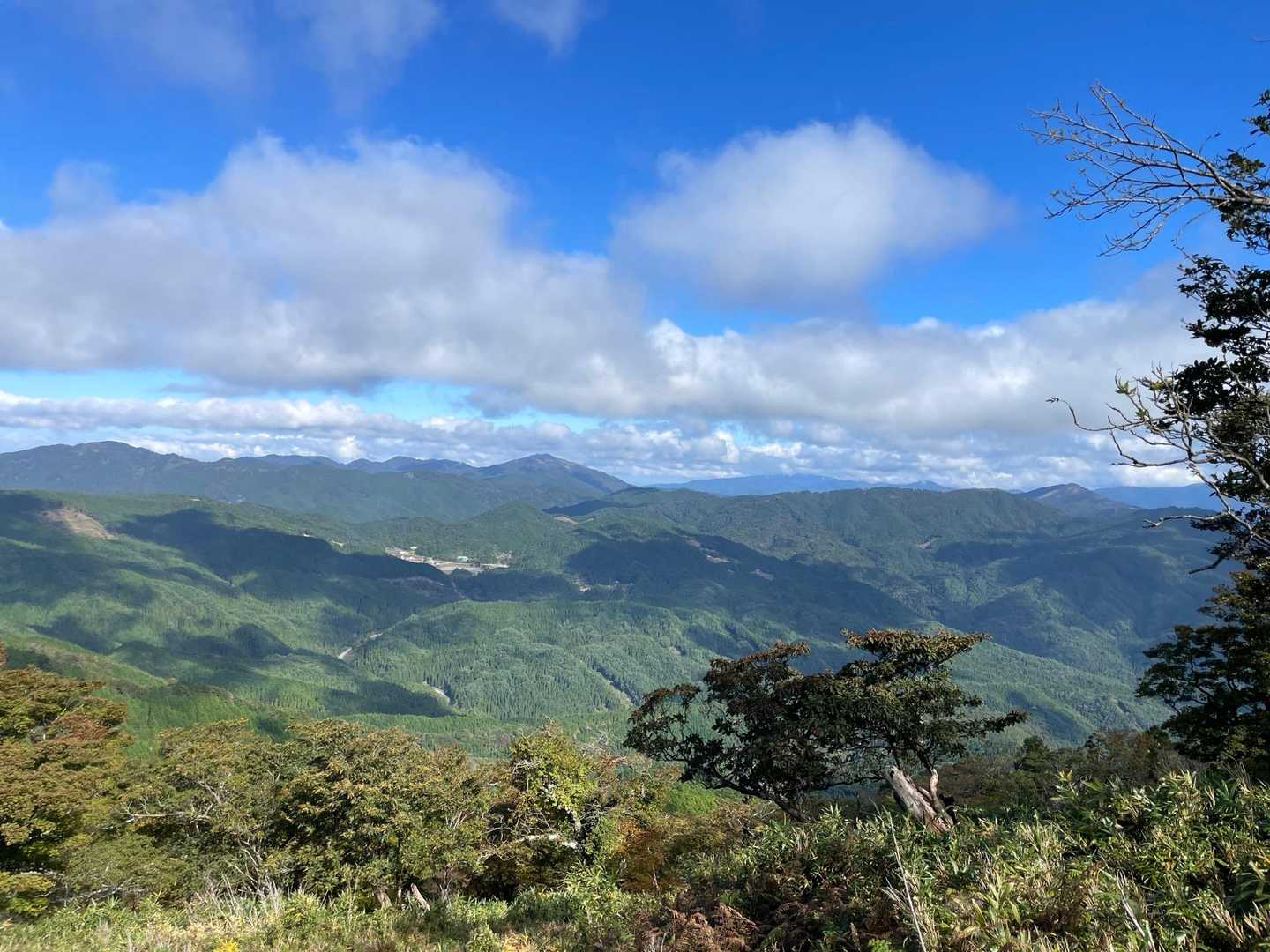 船木山⛰️行く途中からの景色
