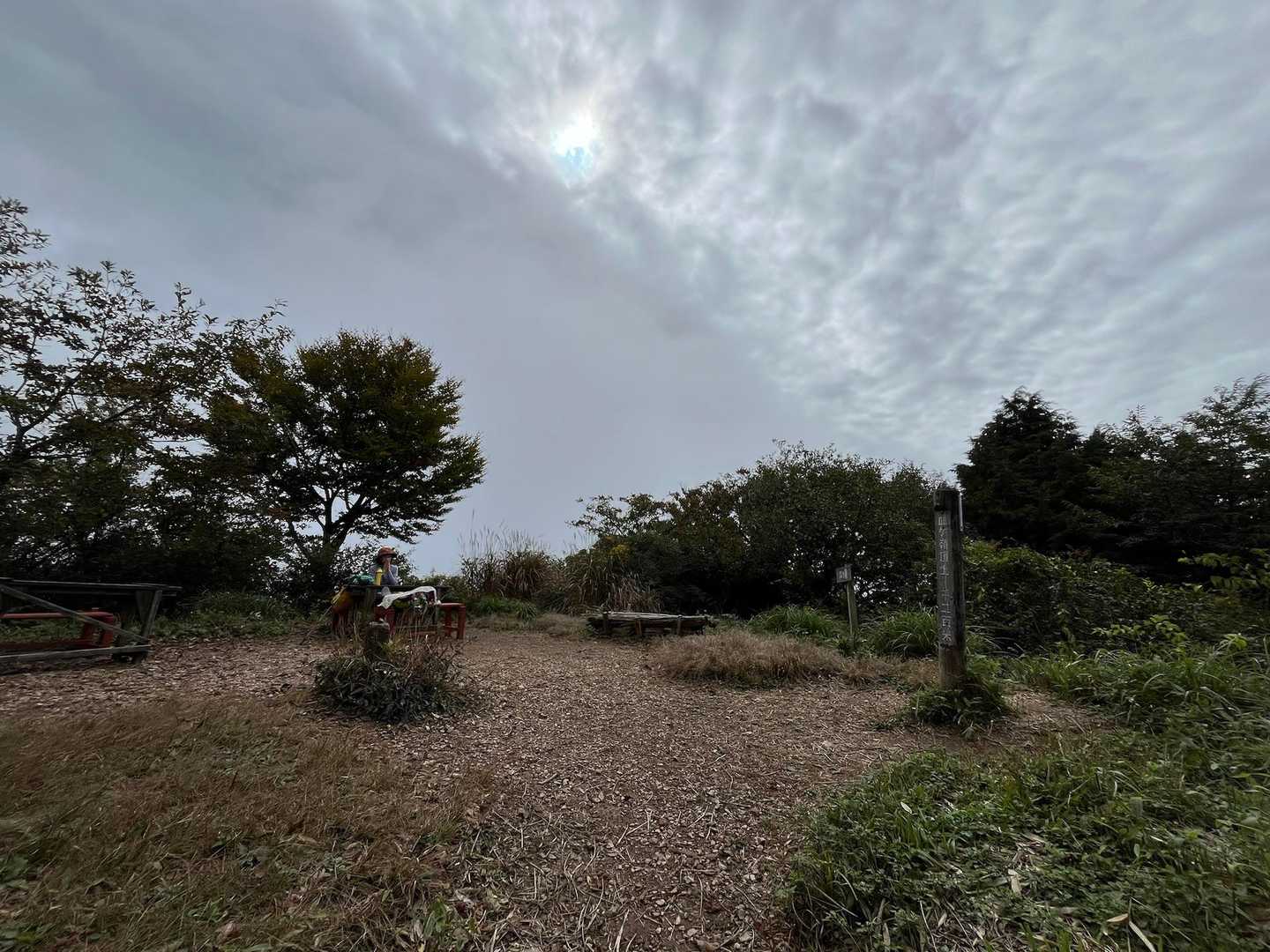 山頂かろうじて晴れてて良かった！