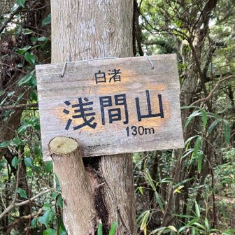 白渚（しらすか）浅間山山頂