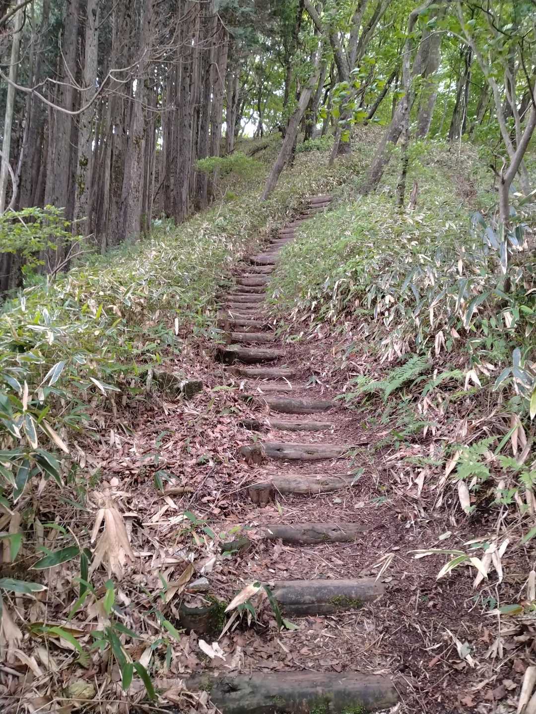 燕山山頂への鬼👹階段