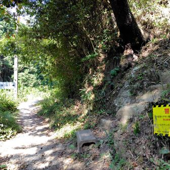北尾根コース　櫛羅の滝コース分岐点
北尾根コースへ