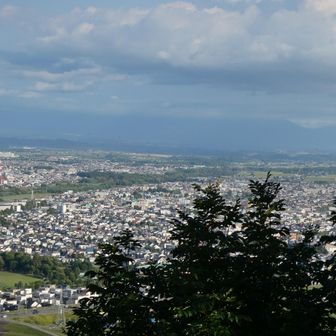 山頂から美瑛方面