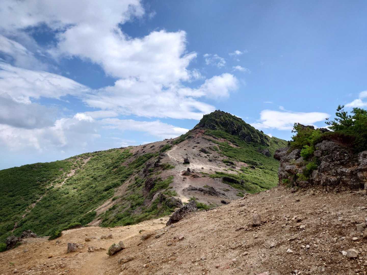 あだたら山ロープウエイ山頂駅-安達太良山-矢筈森 往復コースの写真