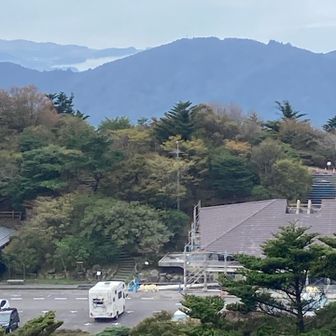 あと少し　マイキャンピングカーが見えてきた