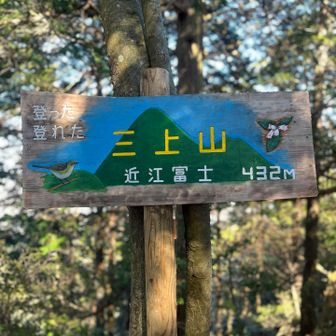 三上山⛰️疲れたー😮‍💨
人気のお山なのか？「そこ山」の影響か？
登山者さん多かったです☺️