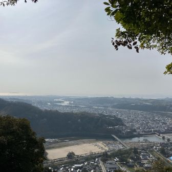 岩国城付近からの眺め🏯