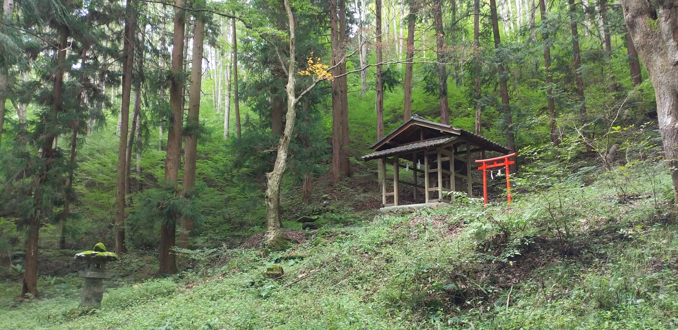 ひっそりと三島社