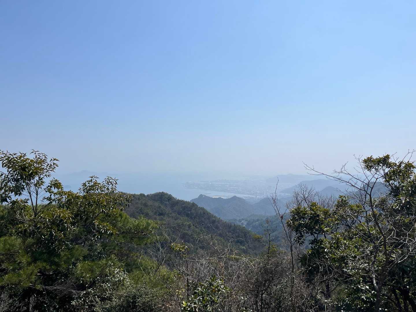 玖波駅-行者山-傘山登山口-傘山 周回コースの写真