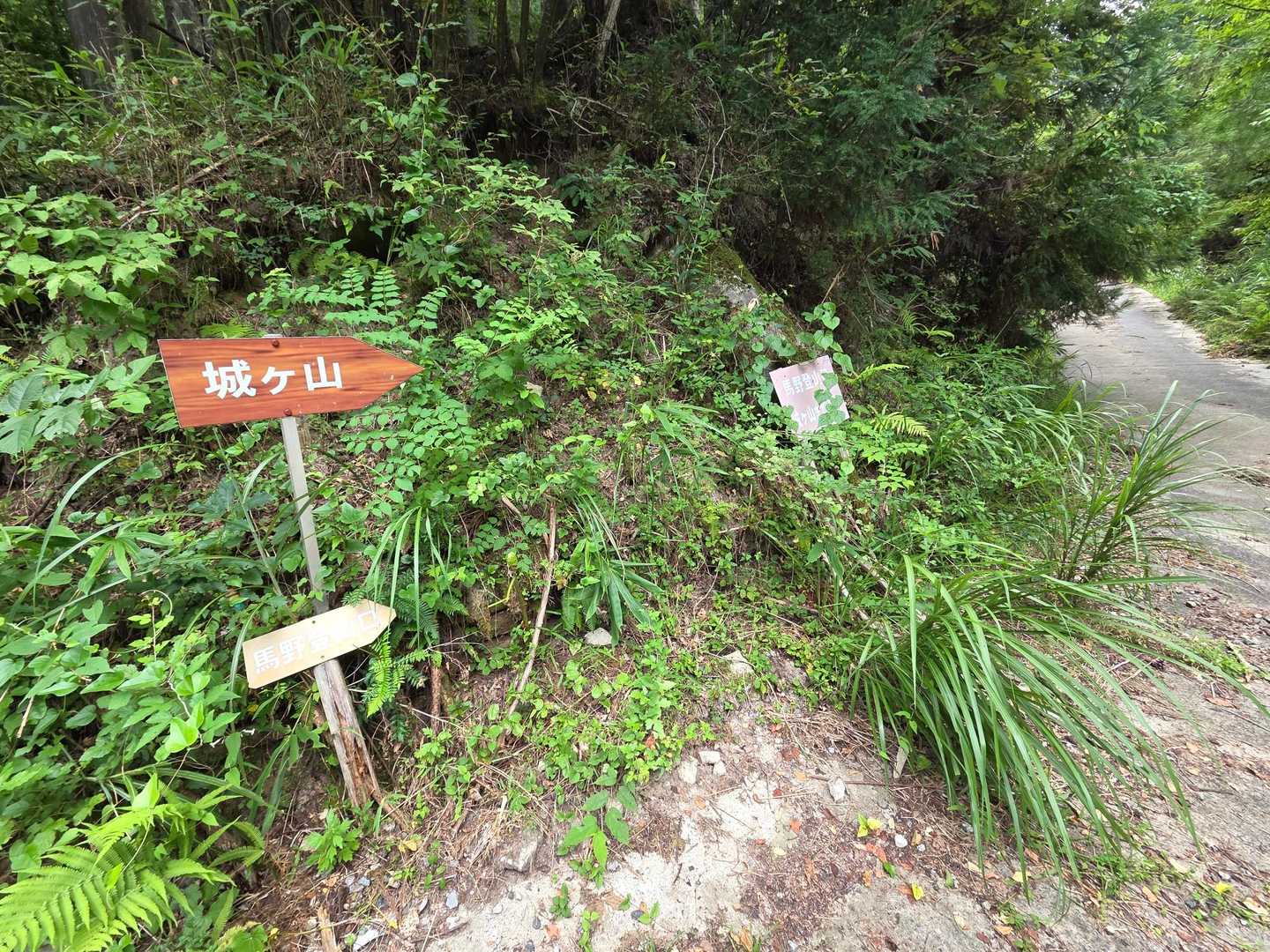 馬野登山口
こちらに駐車しました。
3台程停めれます。