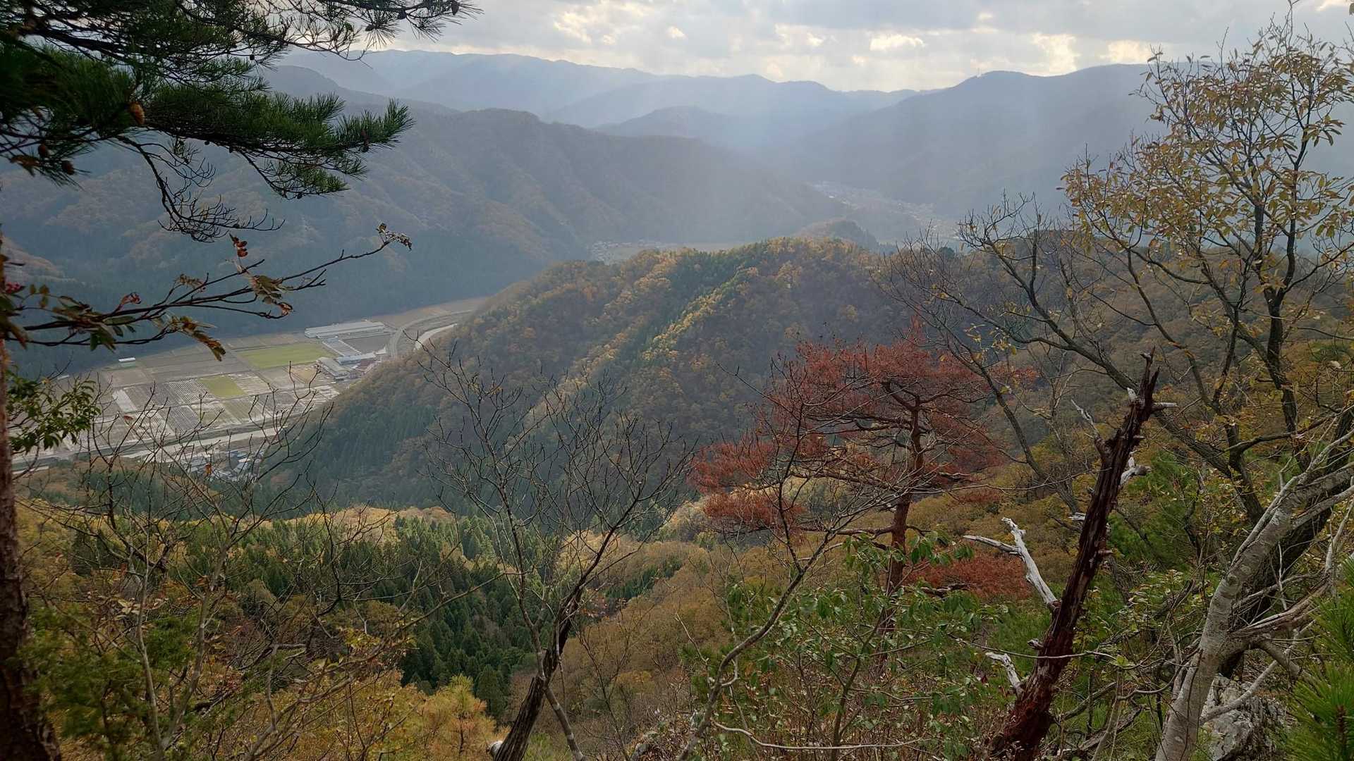 第二登山口-杣山-第一登山口 往復コースの写真