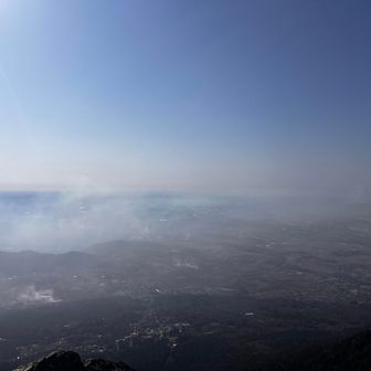 すごい煙💨これはこれで珍しいからヨシとしよう