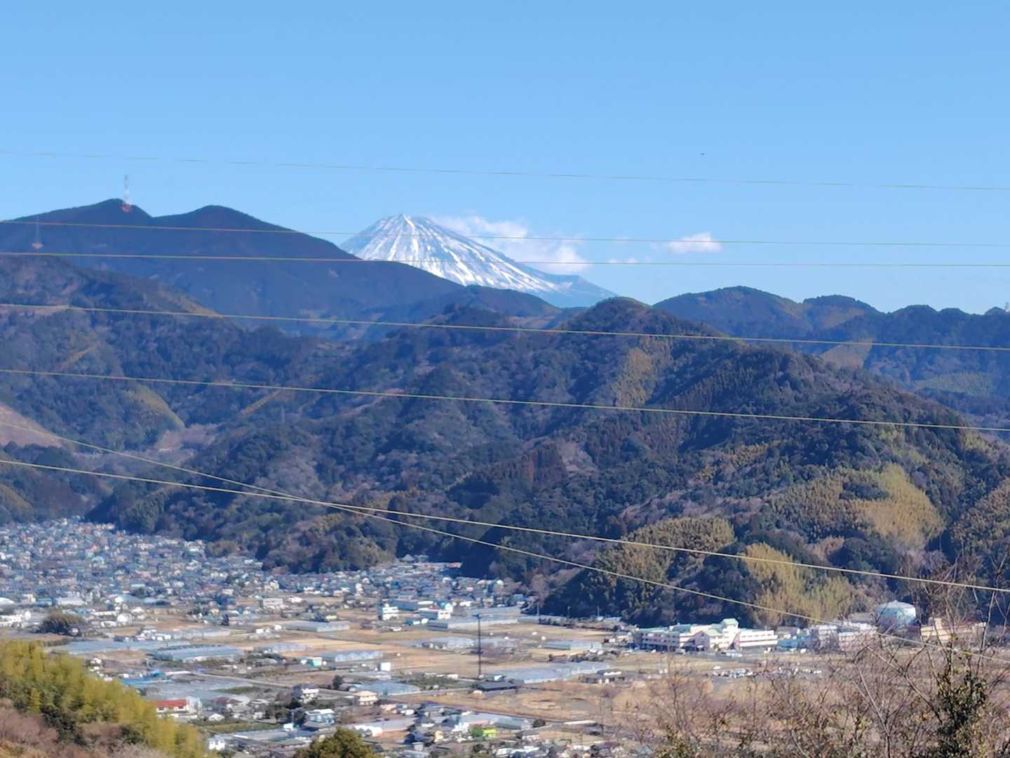 ついに富士山が見えてきた✨ヤッター！