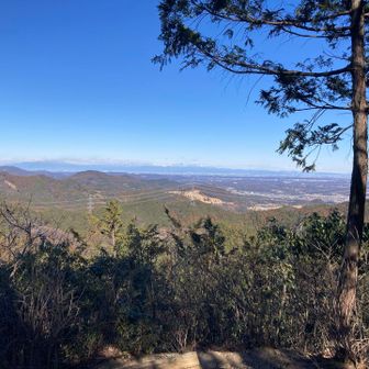 スカリ山山頂から。見えてるのは日光連山らしい