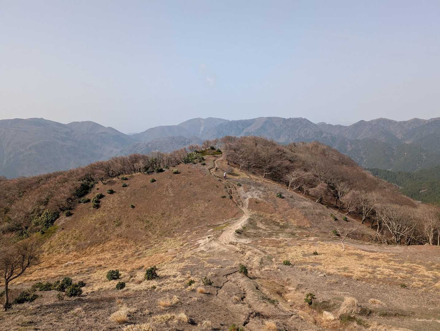 朝明登山口-釈迦ヶ岳最高点-釈迦ヶ岳-猫岳-羽鳥峰-金山- 周回コースの写真