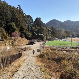 神社の奥にも数台駐車可能