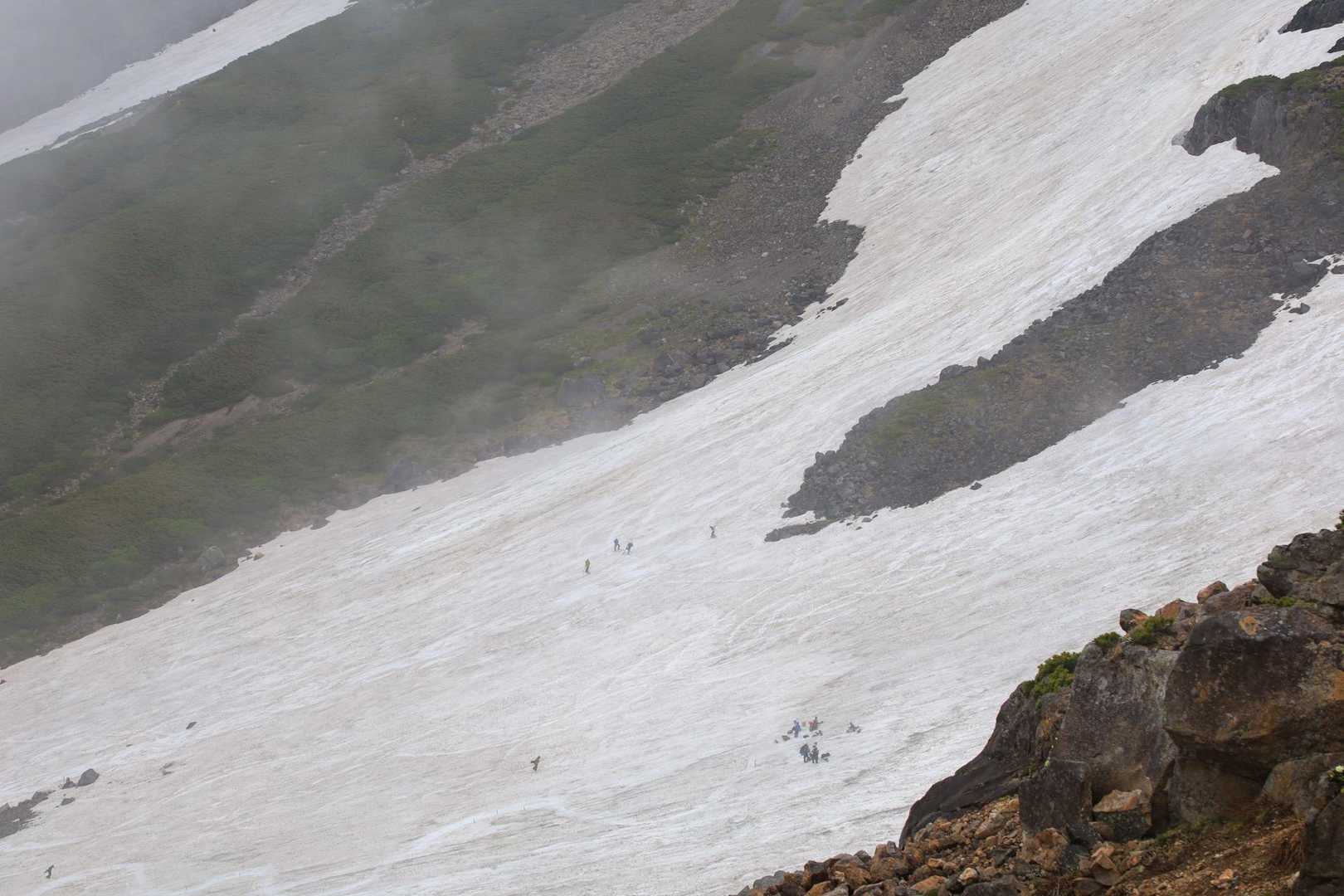 乗鞍山頂バス停-富士見岳口 往復コースの写真