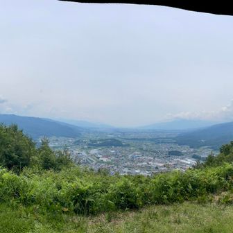 伊那谷
右は木曽山脈
左は伊那山地と赤石山脈