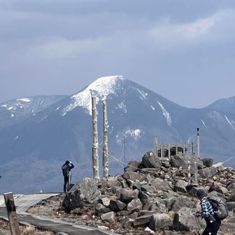 明日登る予定の蓼科山？