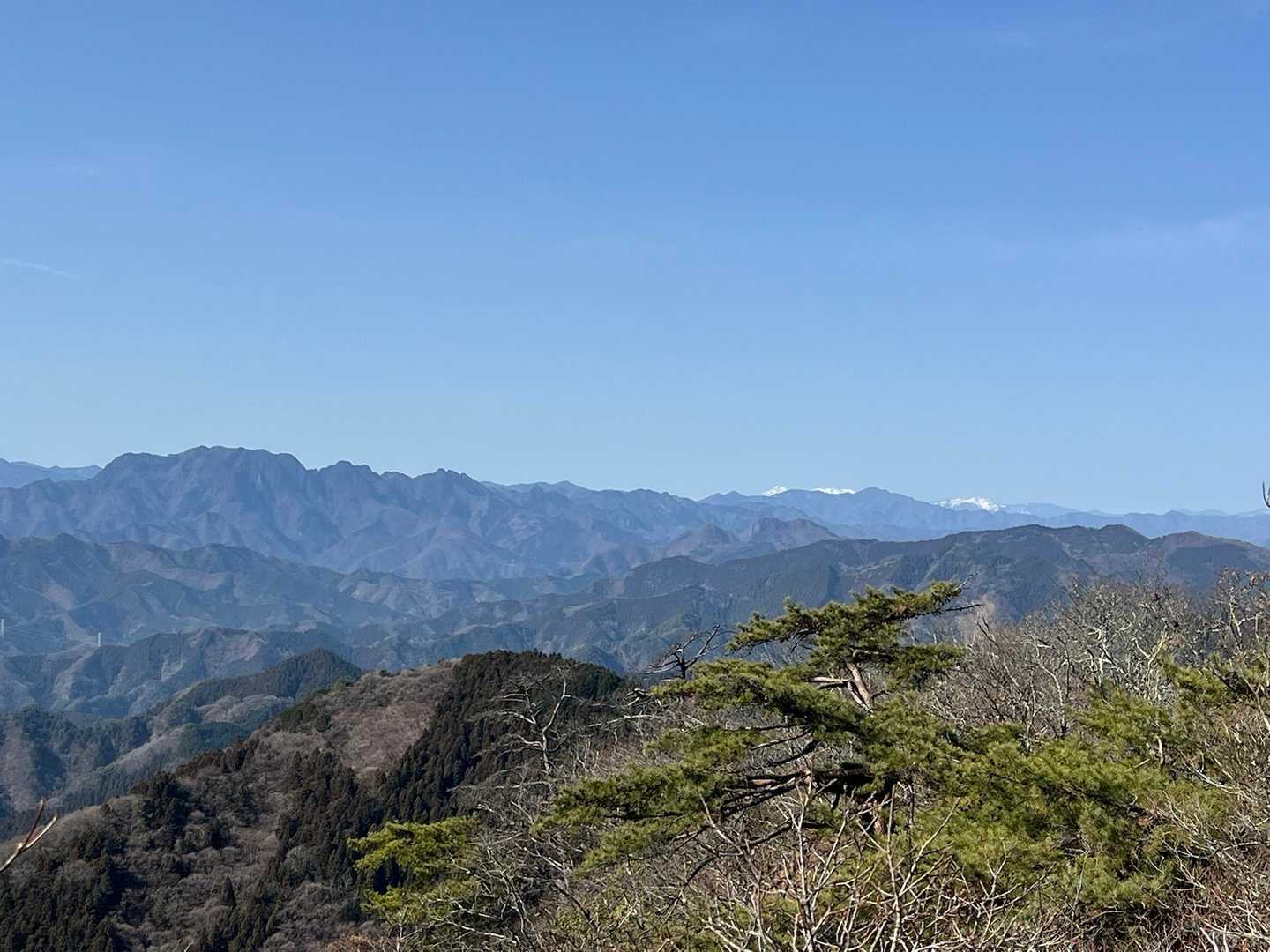 天狗岩からの眺め✨
両神山から八ヶ岳まで見えた