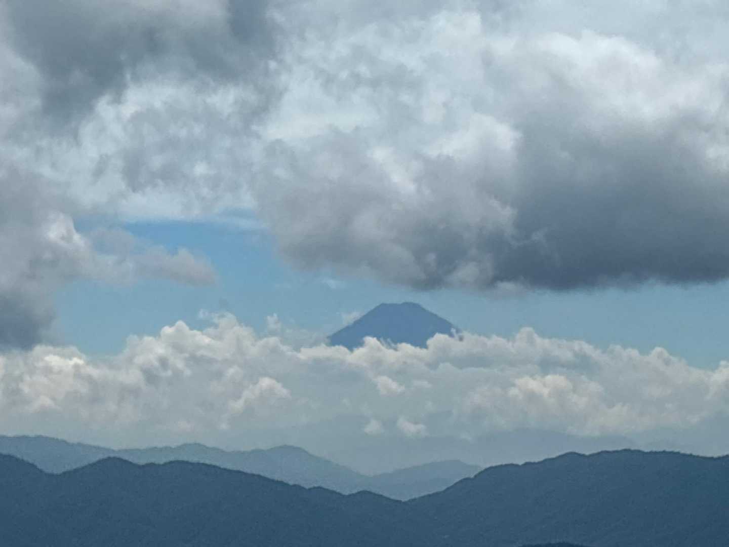 富士山がみえました。