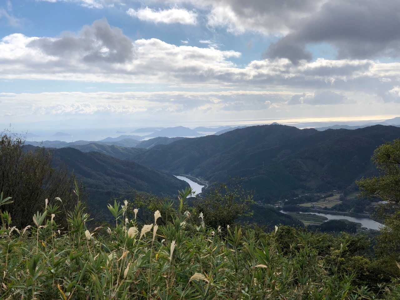 錦川が見えて良い景色