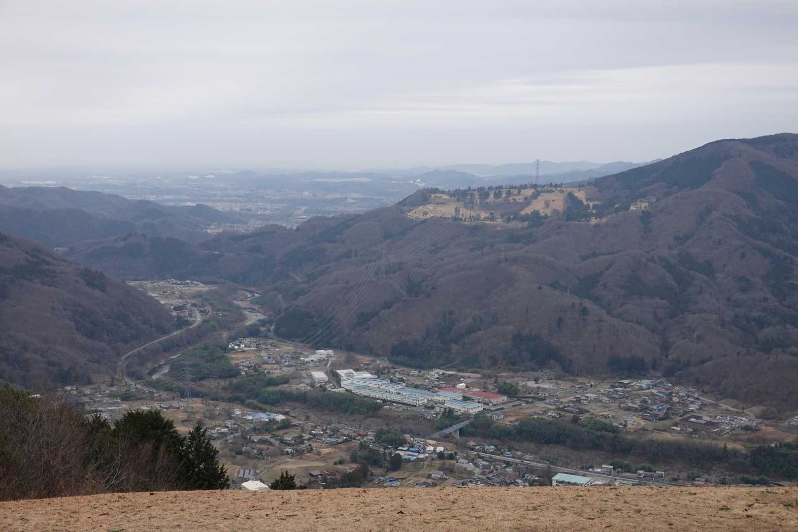 雨乞山からは長瀞町一望