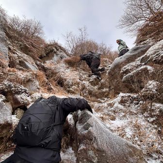 白口から鉾立峠へ