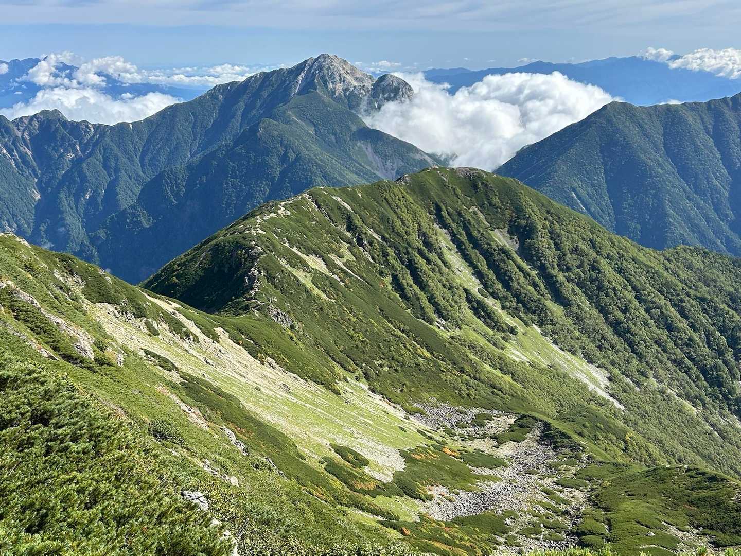 北沢峠-小仙丈ヶ岳 往復コースの写真