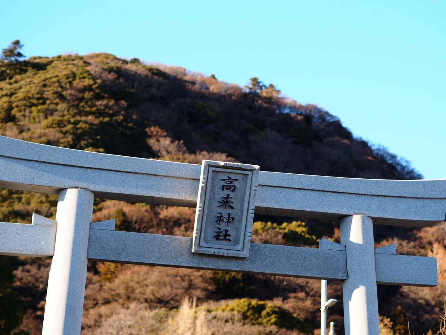 あの山から降りてきました
