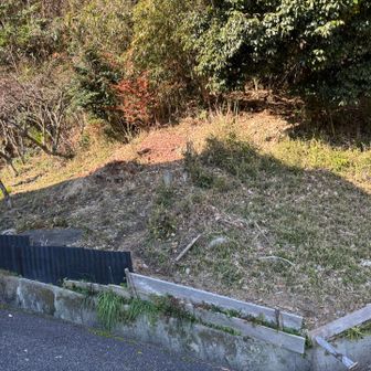 住宅の脇へ出て、ロード🏃‍♂️
水350mLしか持たなかったので、ガス欠気味になり、ドラッグストア手前で終了