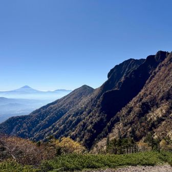 富士山がずっと見える