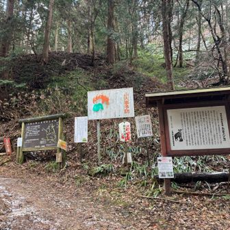 裏参道の登山口