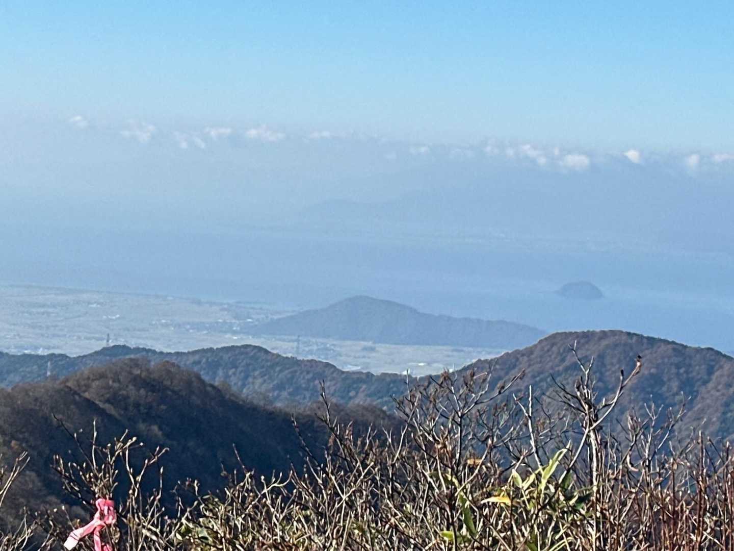 正面に琵琶湖🤩