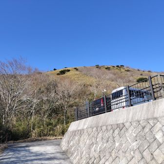 この山の向こうご金時山かな？