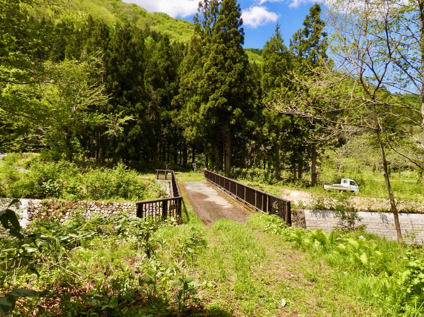 兜山橋を渡ってゴール❗️