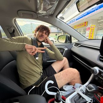 小谷村までアレックスを送る🚙