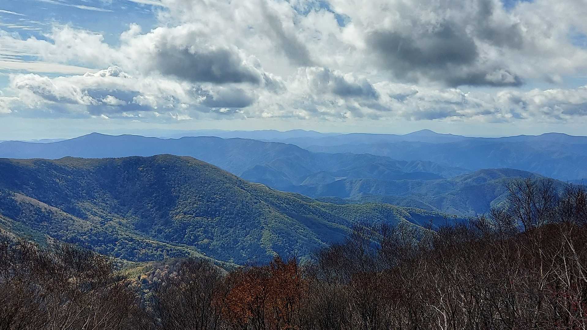 遠くに氷上山と室根山。