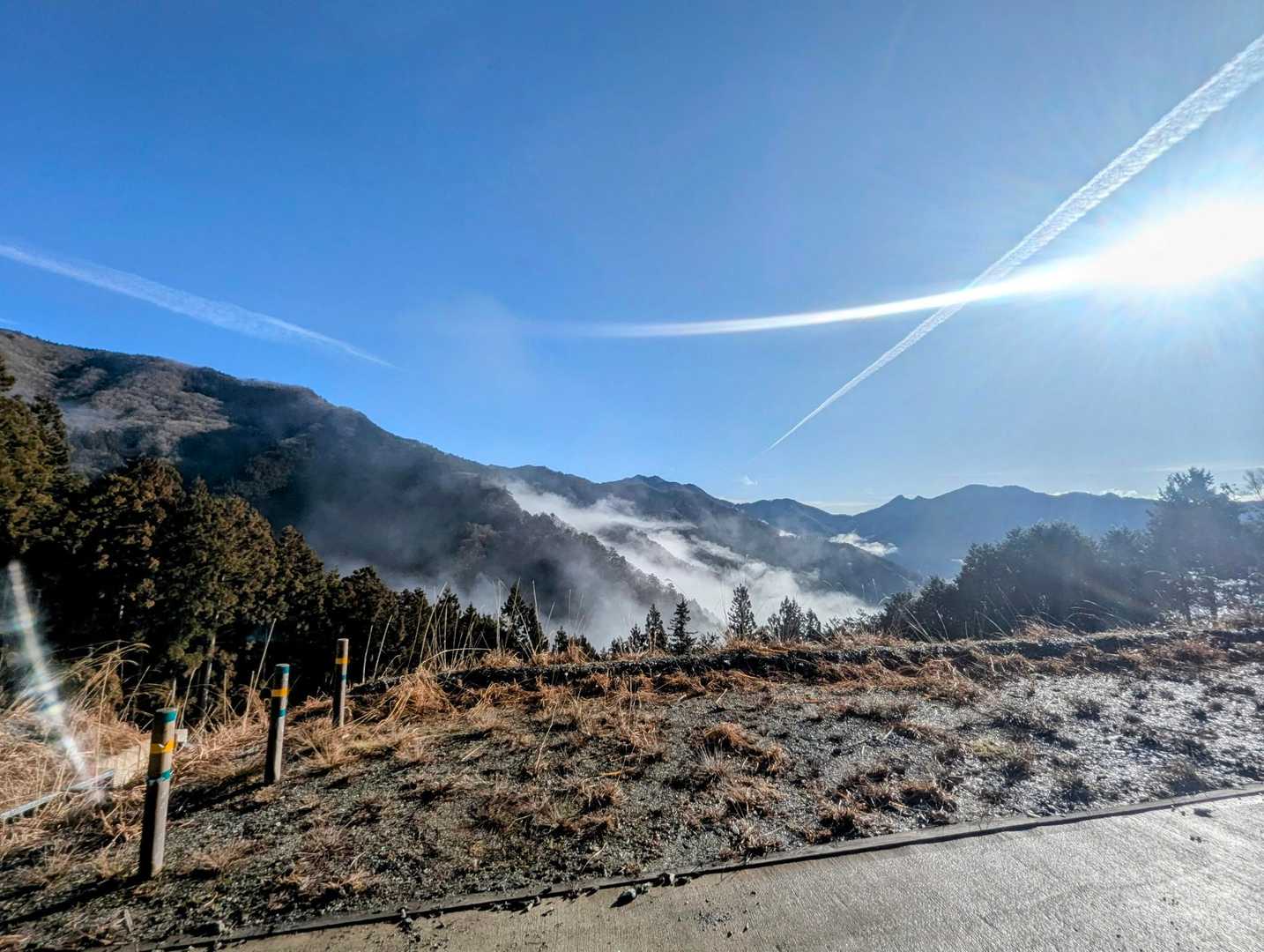寒峰 往復コースの写真