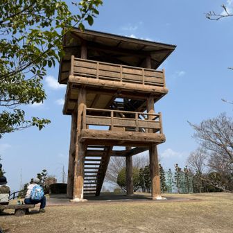 展望台まで戻ってきました