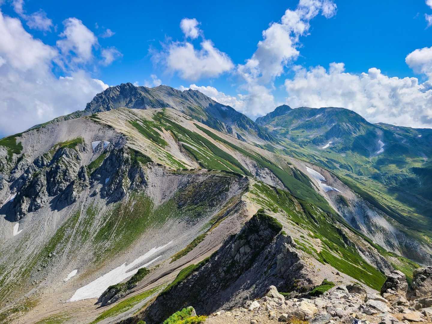 浄土山〜龍王岳〜立山三峰〜真砂岳